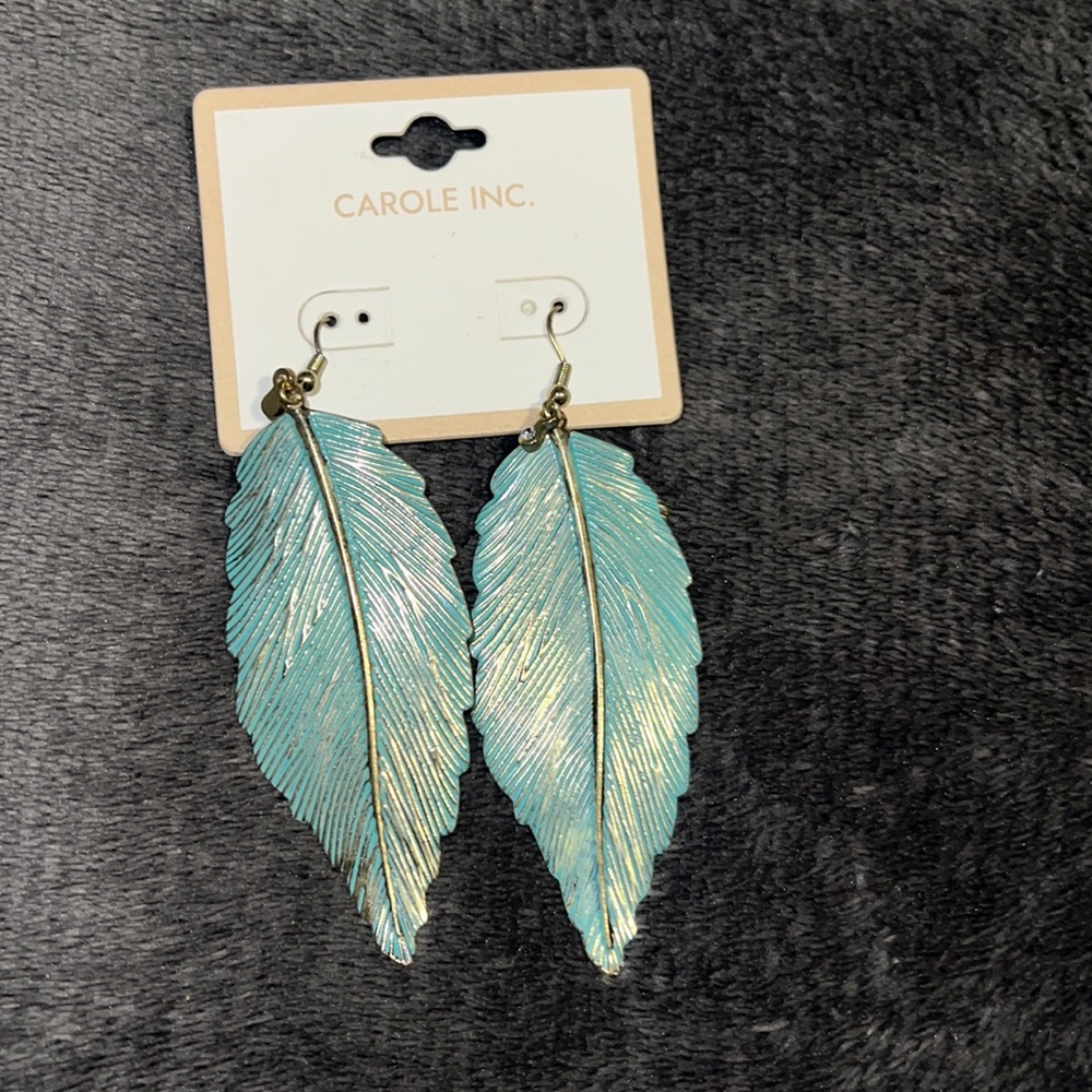 Feather earrings